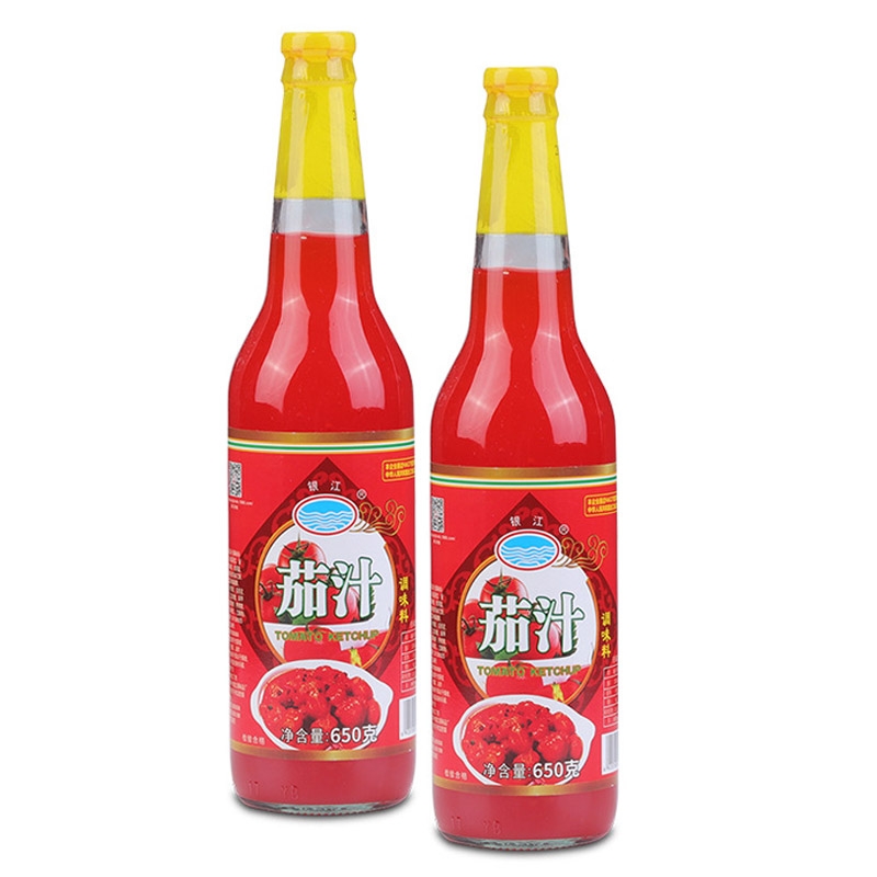 Tomato sauce, sweet and sour sauce, swee